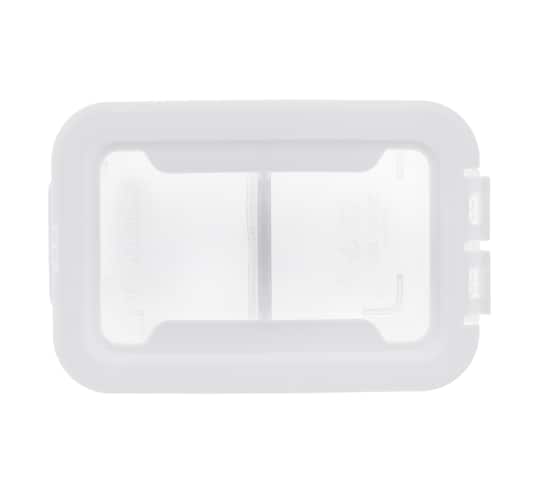 Ezy Storage Tall 2-Compartment Storage Box